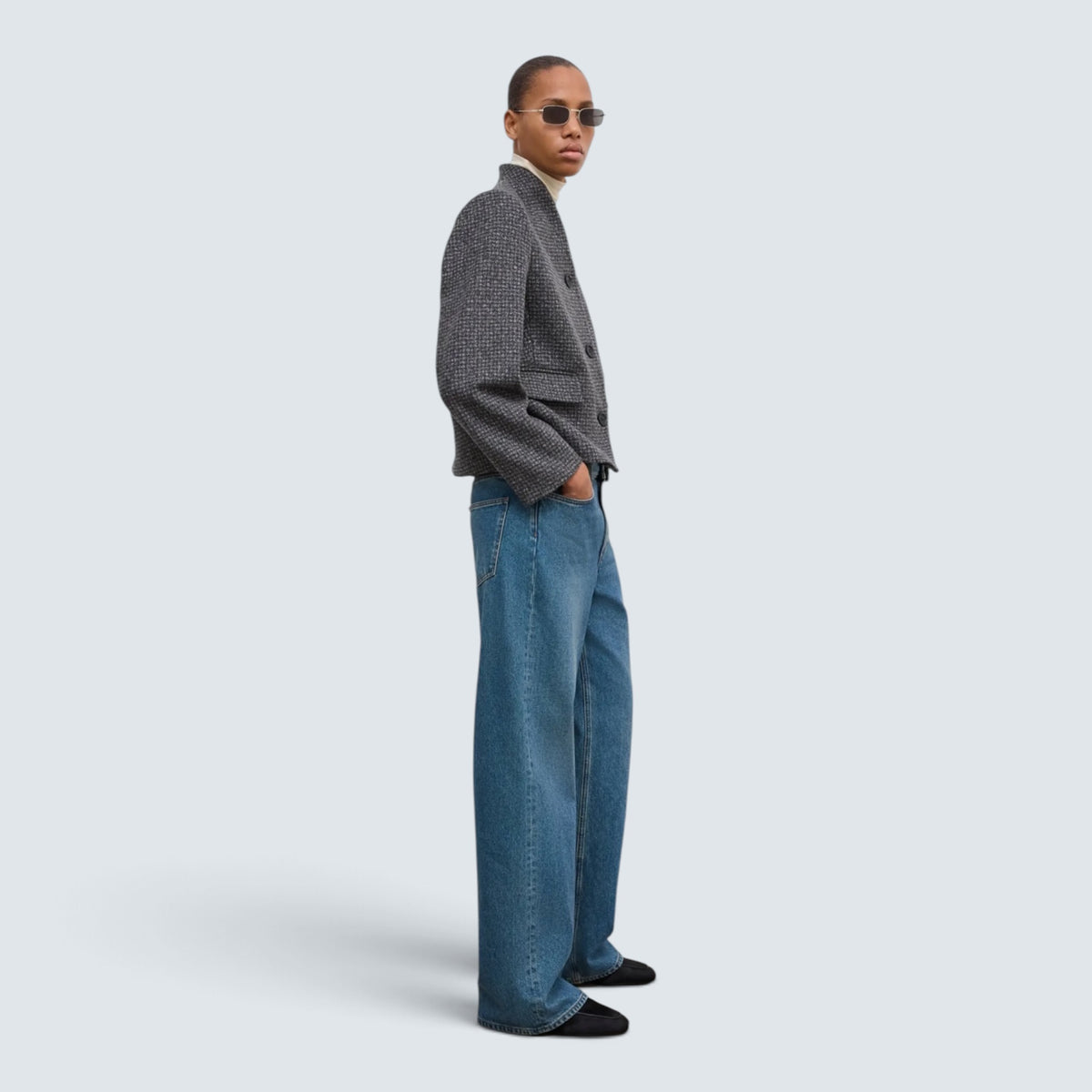 Short Curved Jacket