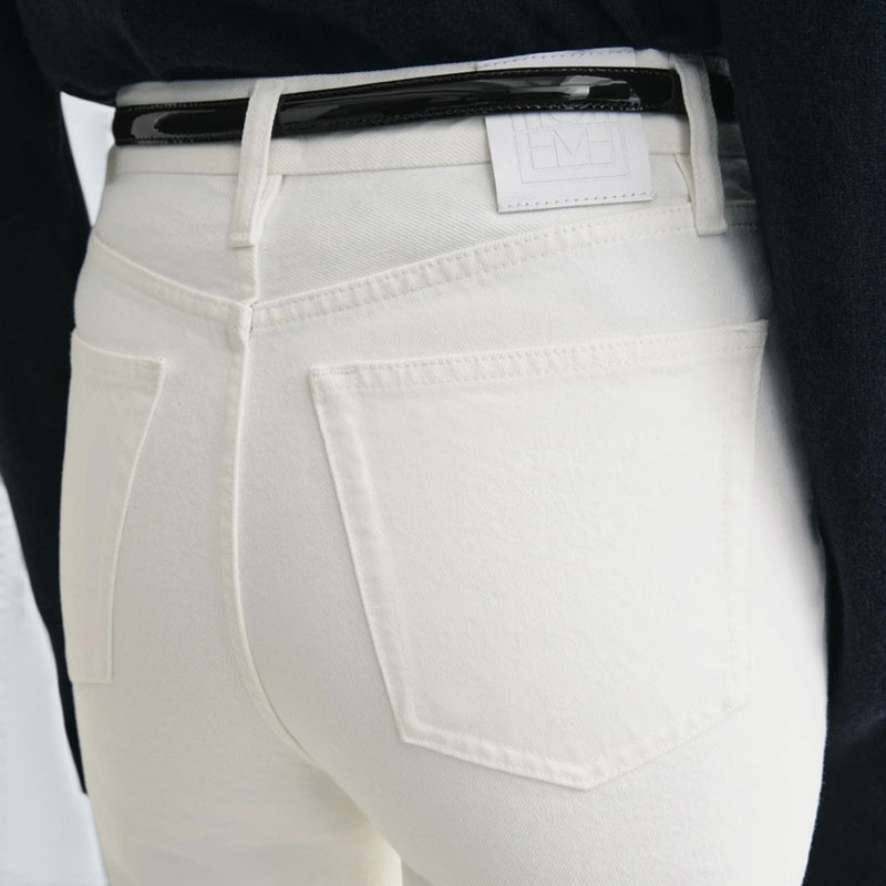 Classic cut denim weiß