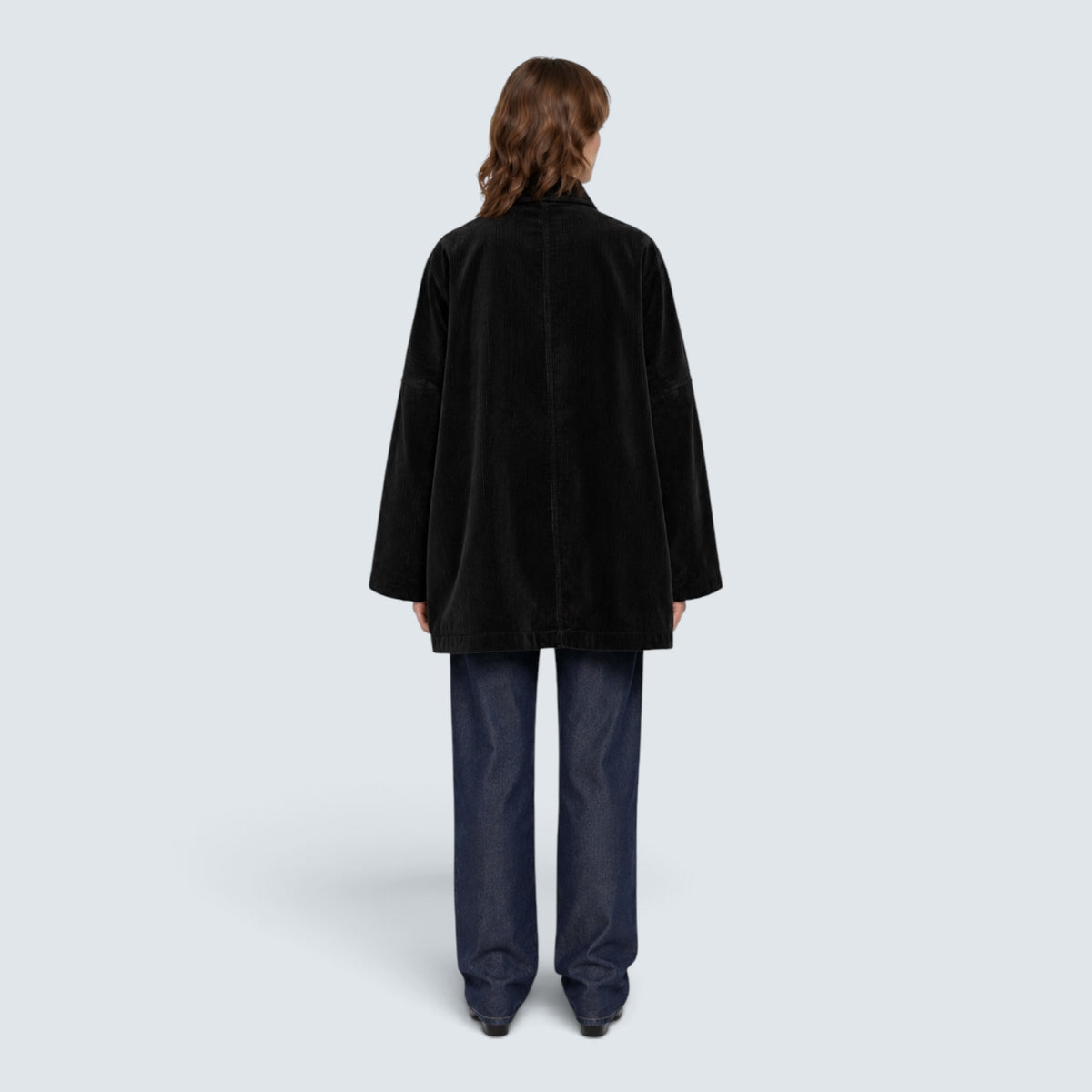 Cord overshirt jacket