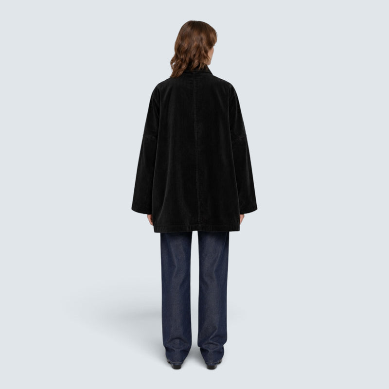 Cord overshirt jacket