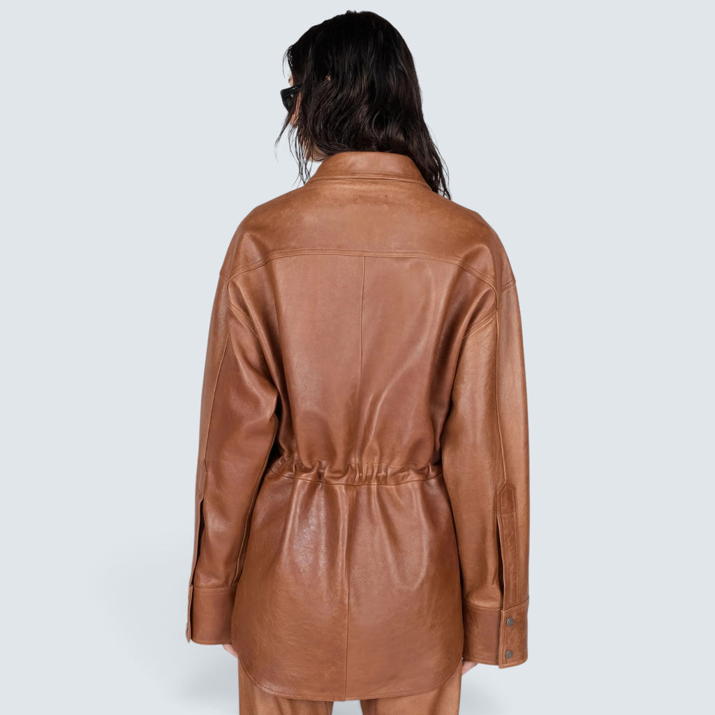 Lederjacke VICTORIA L Silky