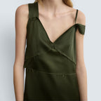 V-neck slip dress