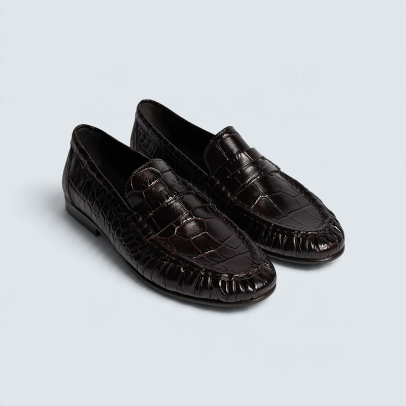 Penny Loafer WRINKLE CROCO