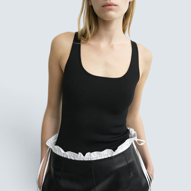 Compact knit tank