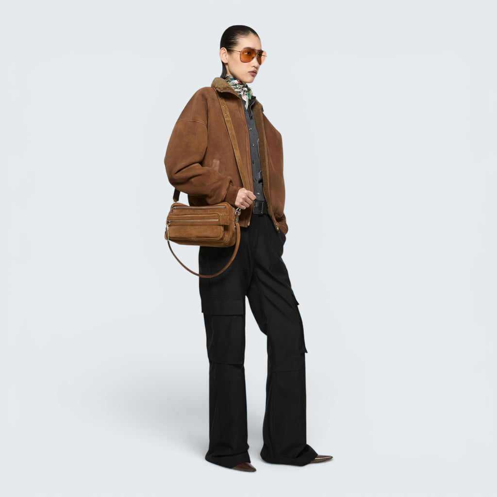 Schultertasche Camero Party Suede V