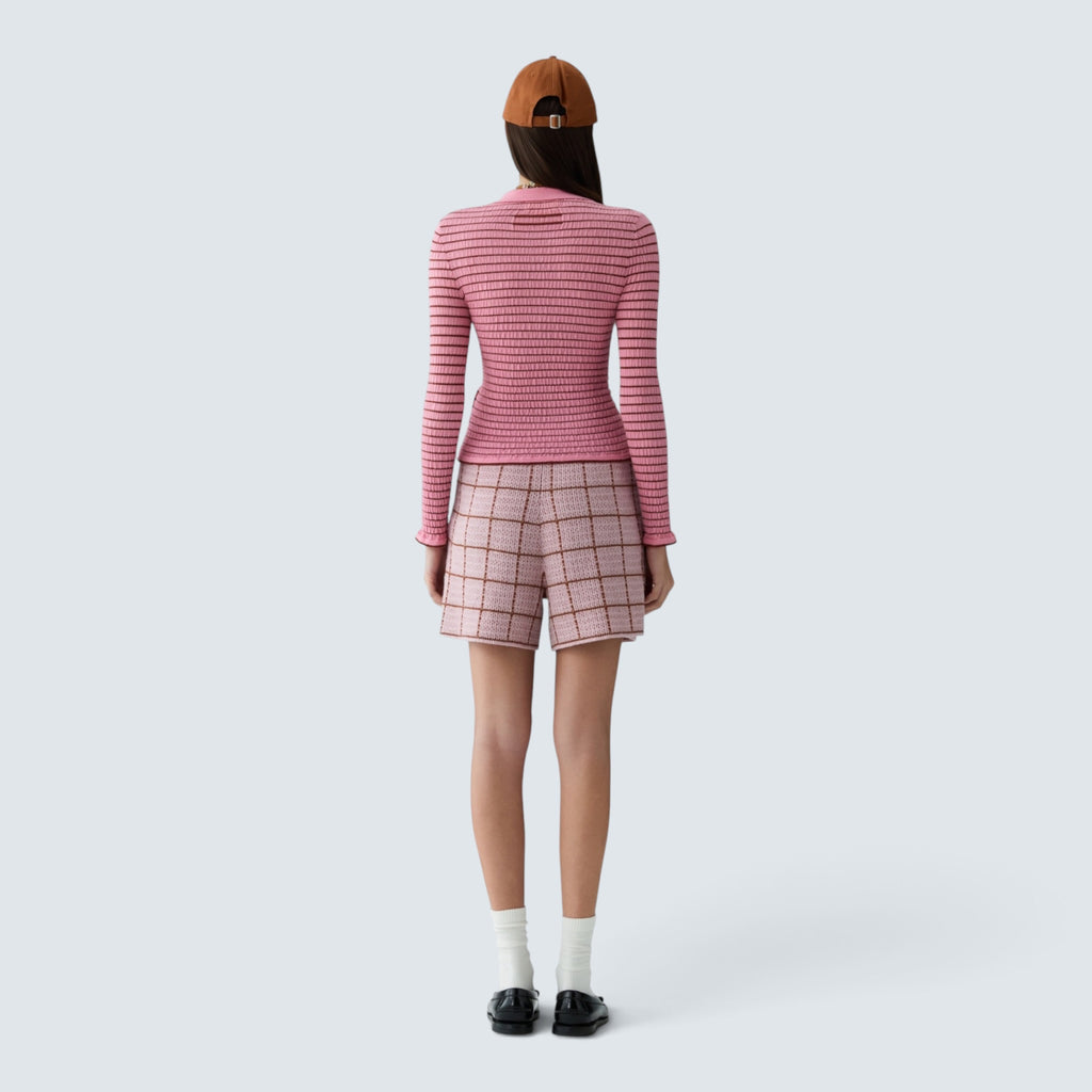 Polo SMOCKED L/S SHRUNKEN