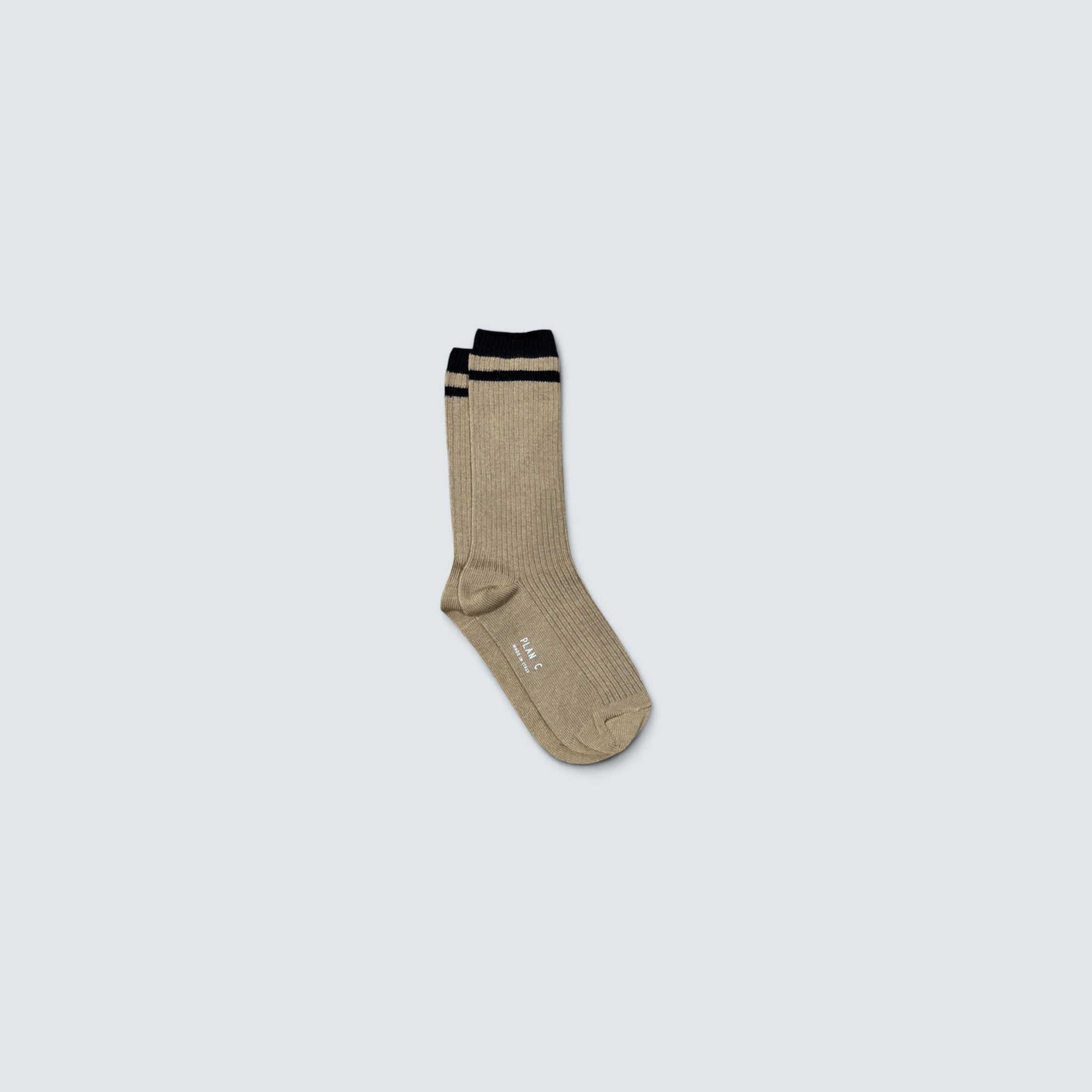 Lange Socken mit Streifen