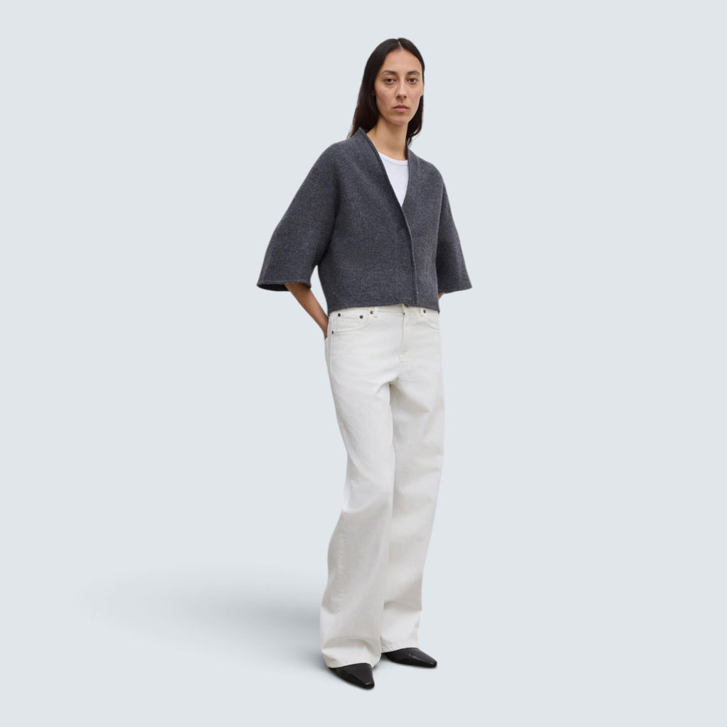 Short Wool Cardigan