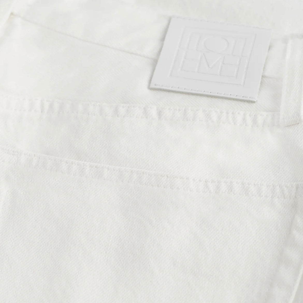 Classic cut denim weiß