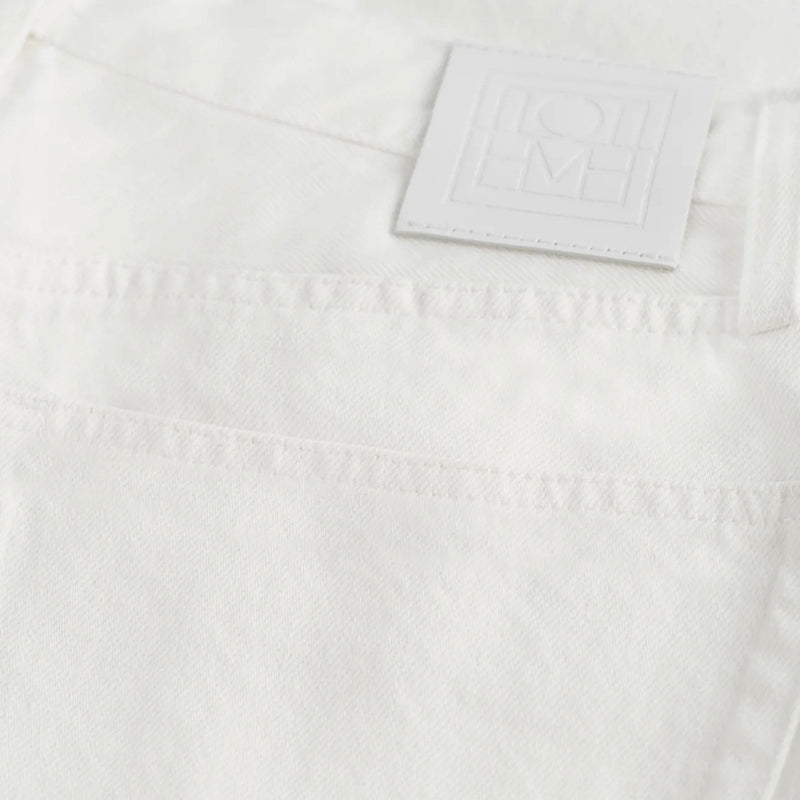 Classic cut denim weiß