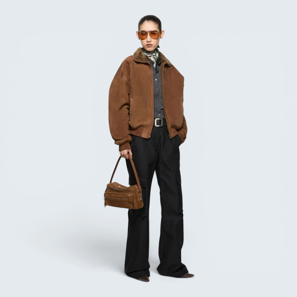 Schultertasche Camero Party Suede V