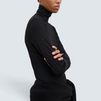 Wool Jersey Rollneck