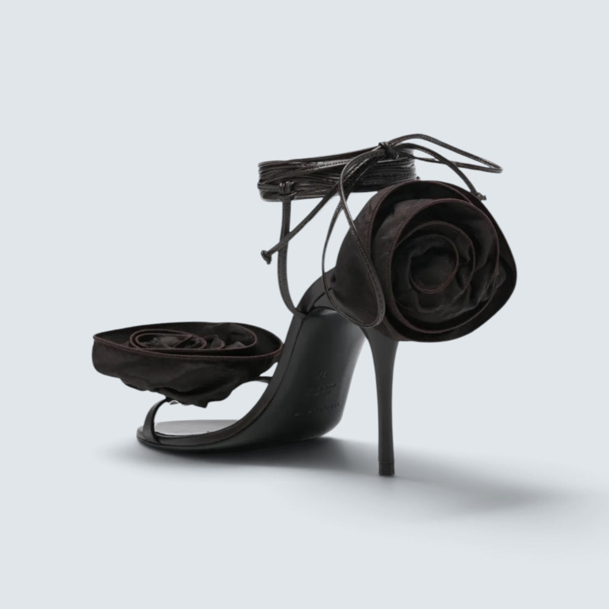 Magda Butrym High Heel Flower Shoes in Braun, Ansicht 2