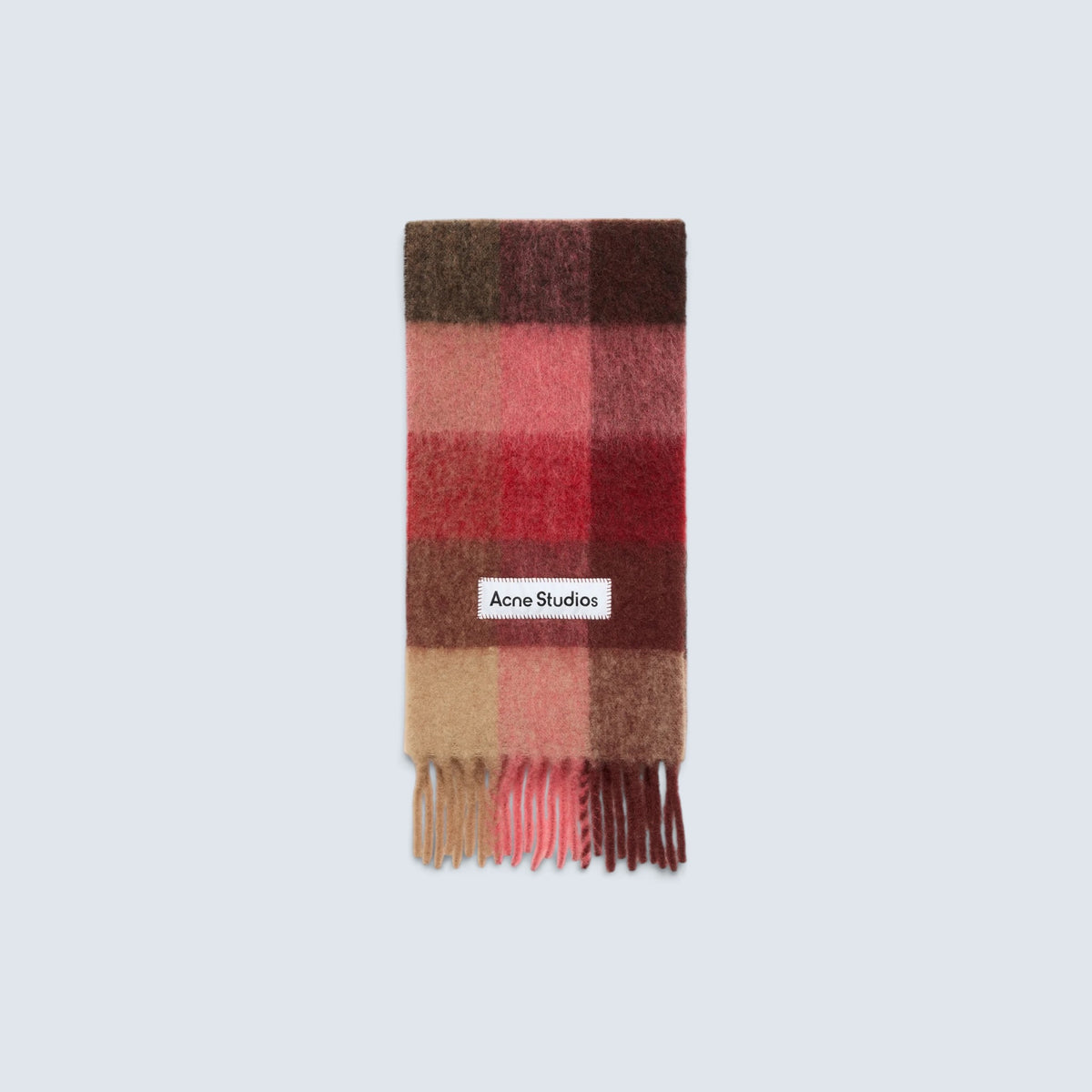 Acne Studios Schal kariert in Multicolor