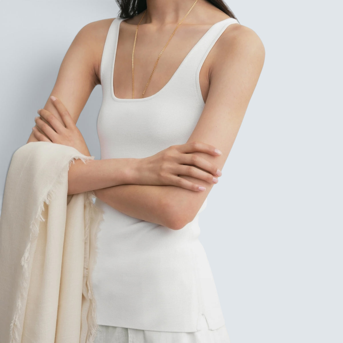 Compact knit tank