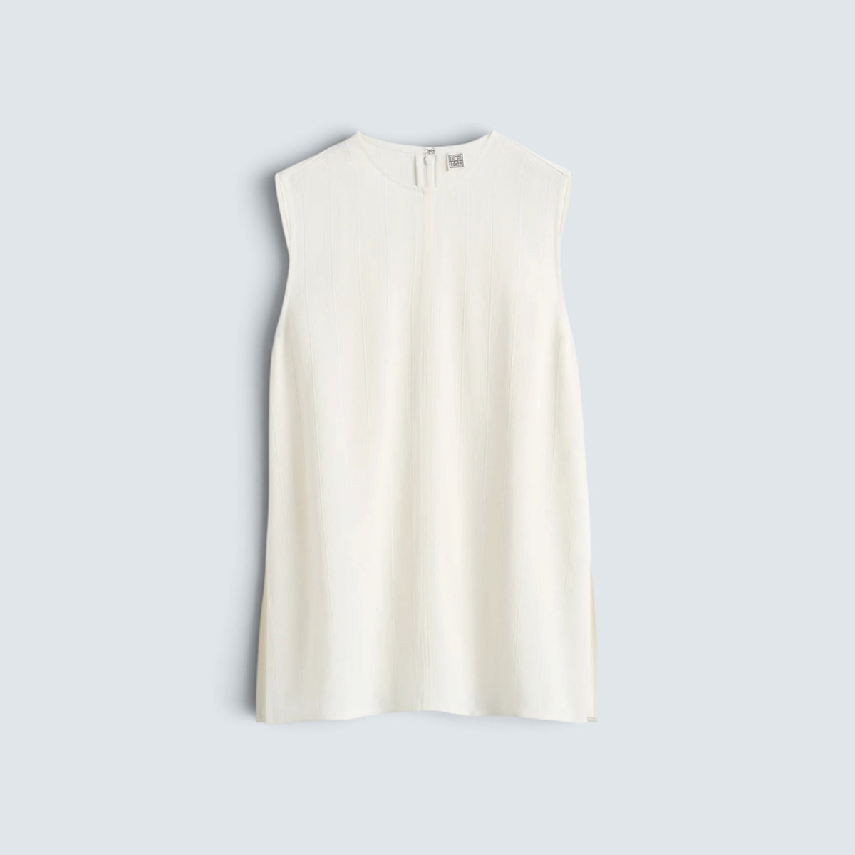 Woven stripe top