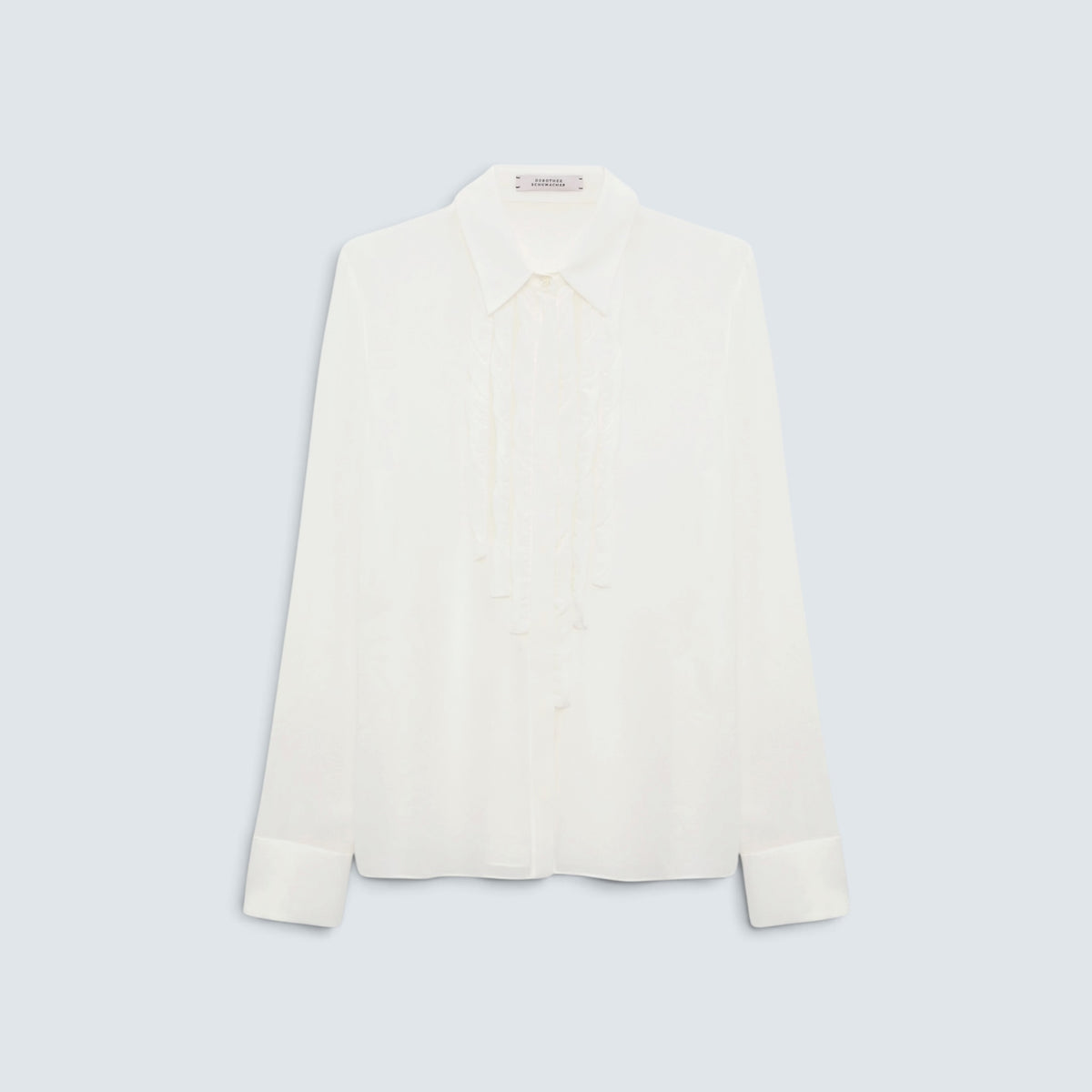 Dorothee Schumacher Bluse SHEER TWIST in Weiß