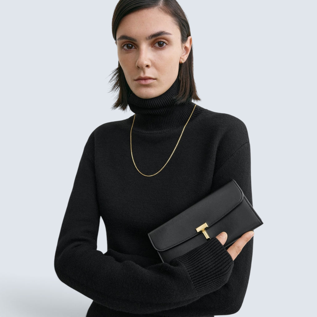 T-Lock leather wallet