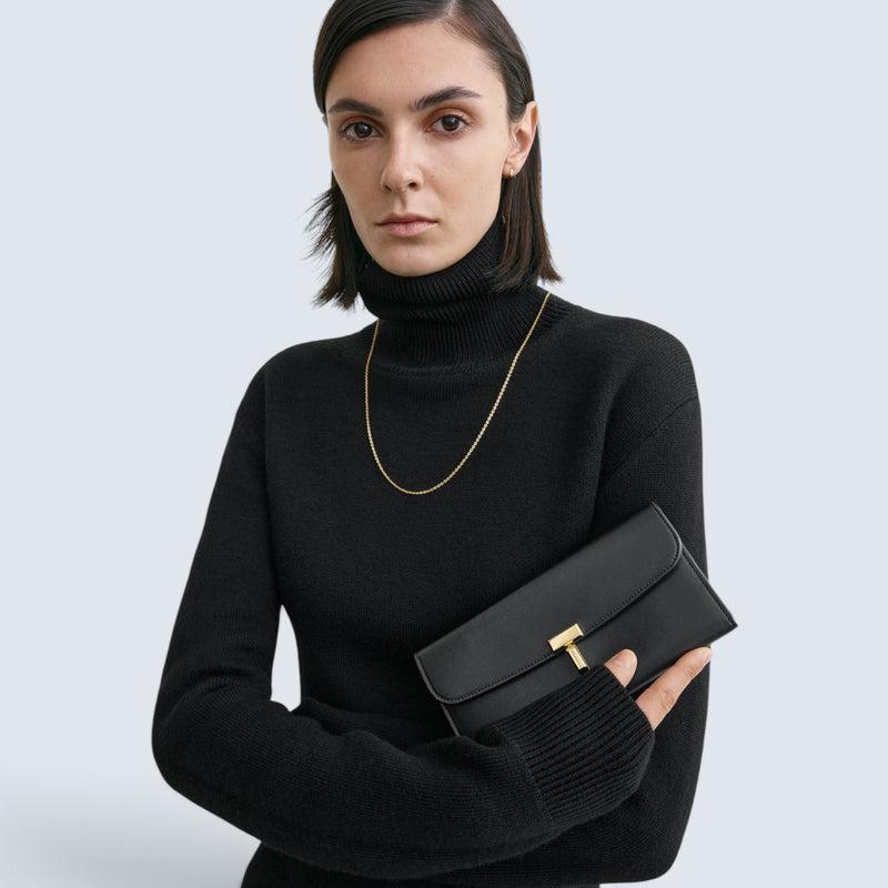 T-Lock leather wallet