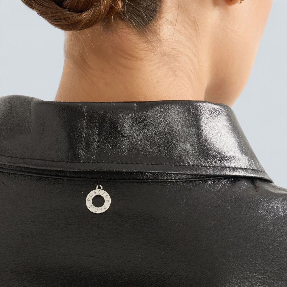 Possery Lederjacke PARGAS PLUM in Schwarz, Ansicht 6