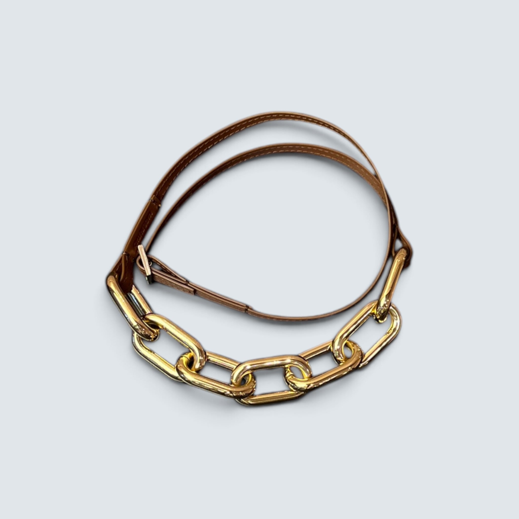 Kette Chunky Chain and Leather