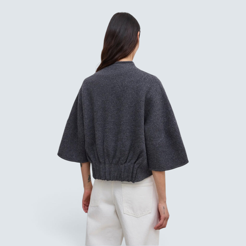Short Wool Cardigan