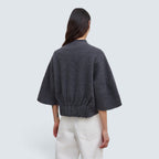 Short Wool Cardigan