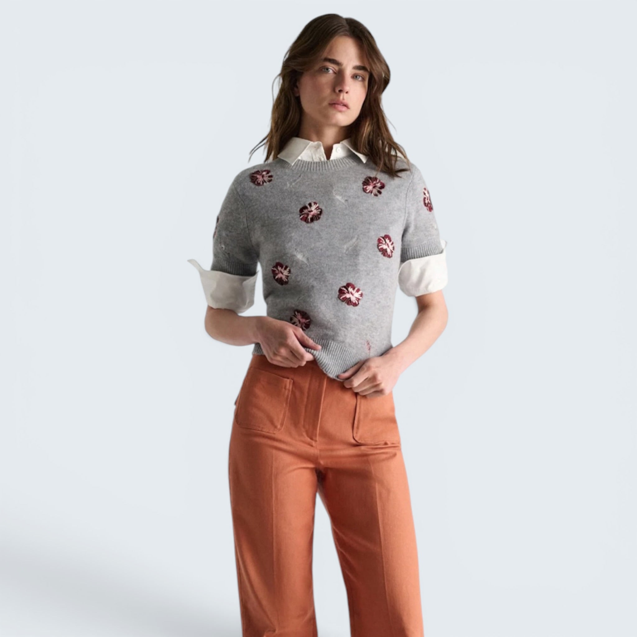 Pullover Blooming Statements