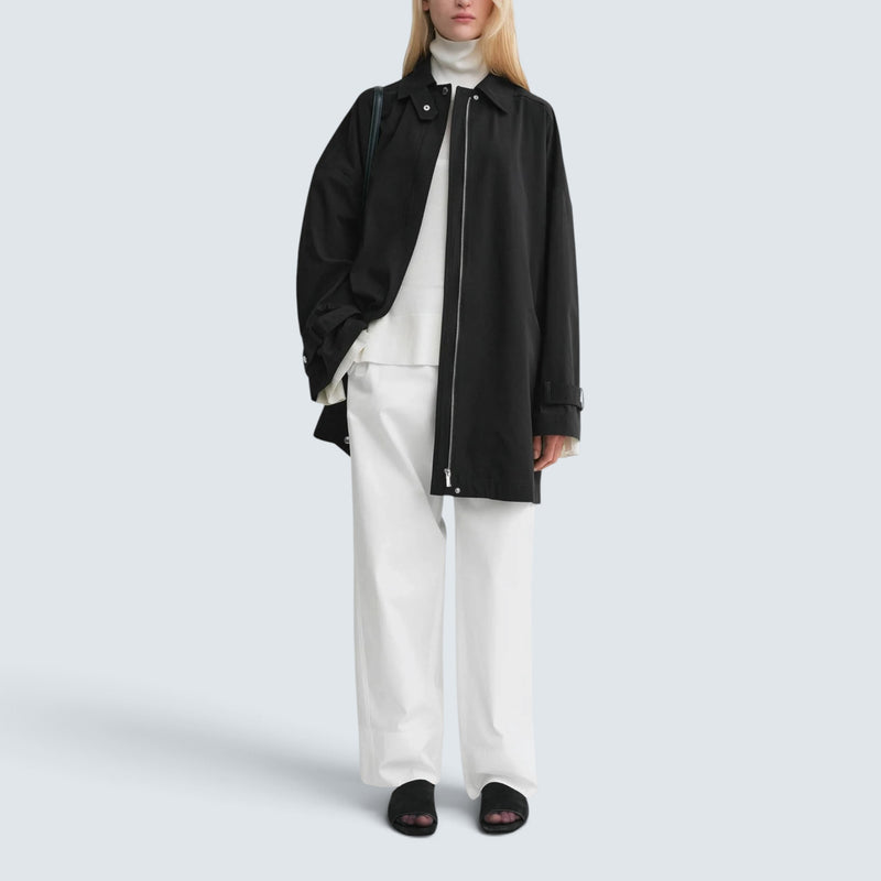Oversized trench jacket