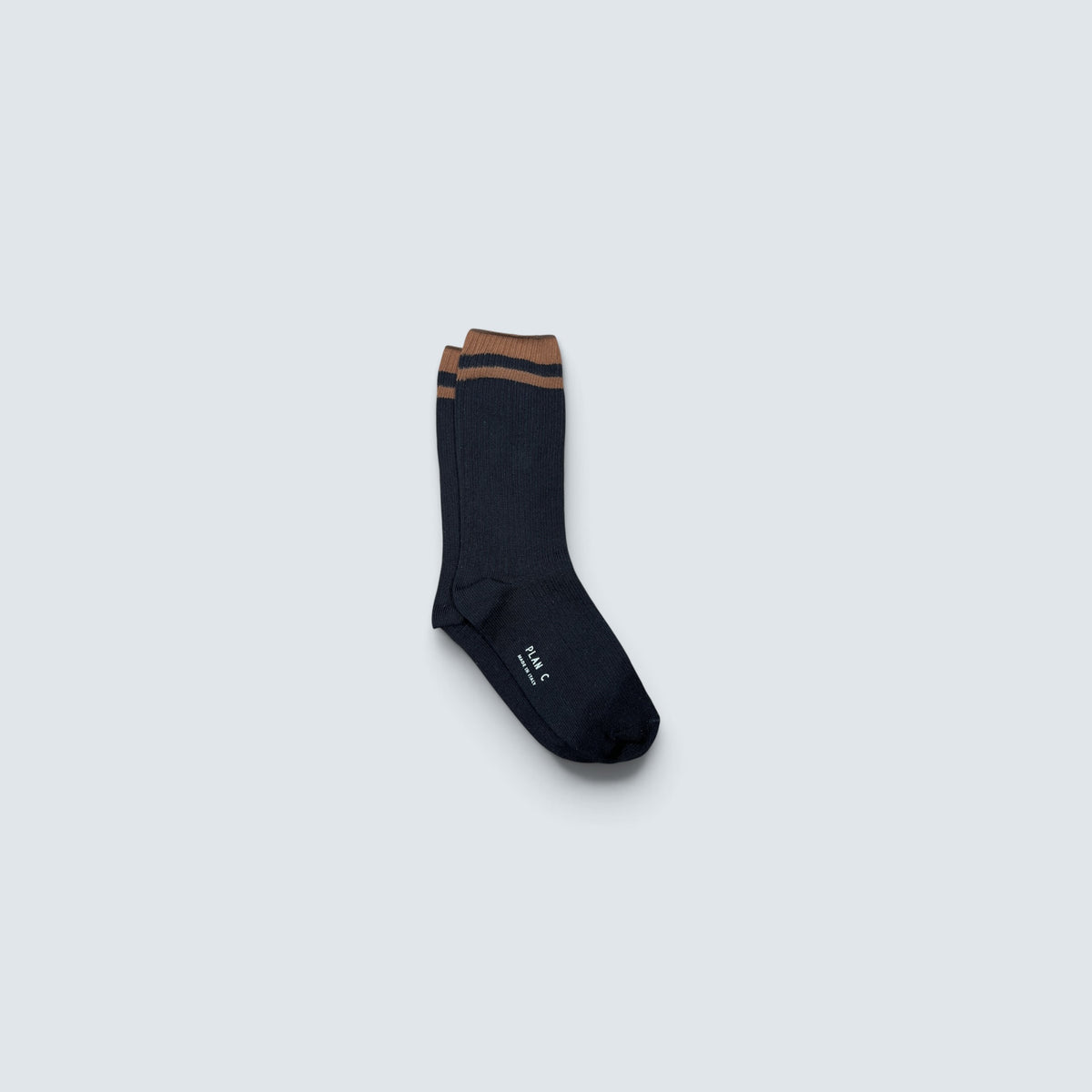 Lange Socken mit Streifen