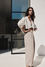 Hose NOA CROP Business Linen