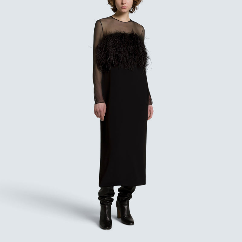 Abendkleid langarm