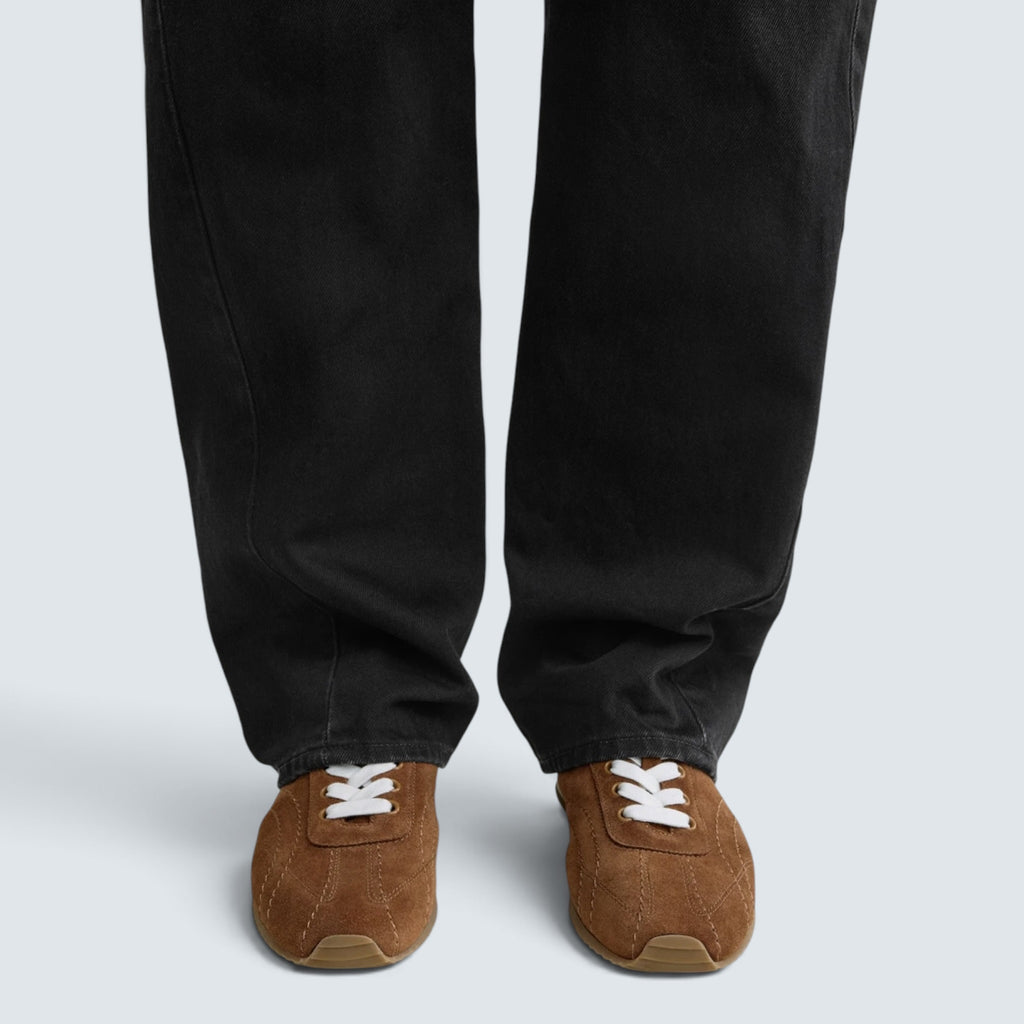 Flex suede sneakers