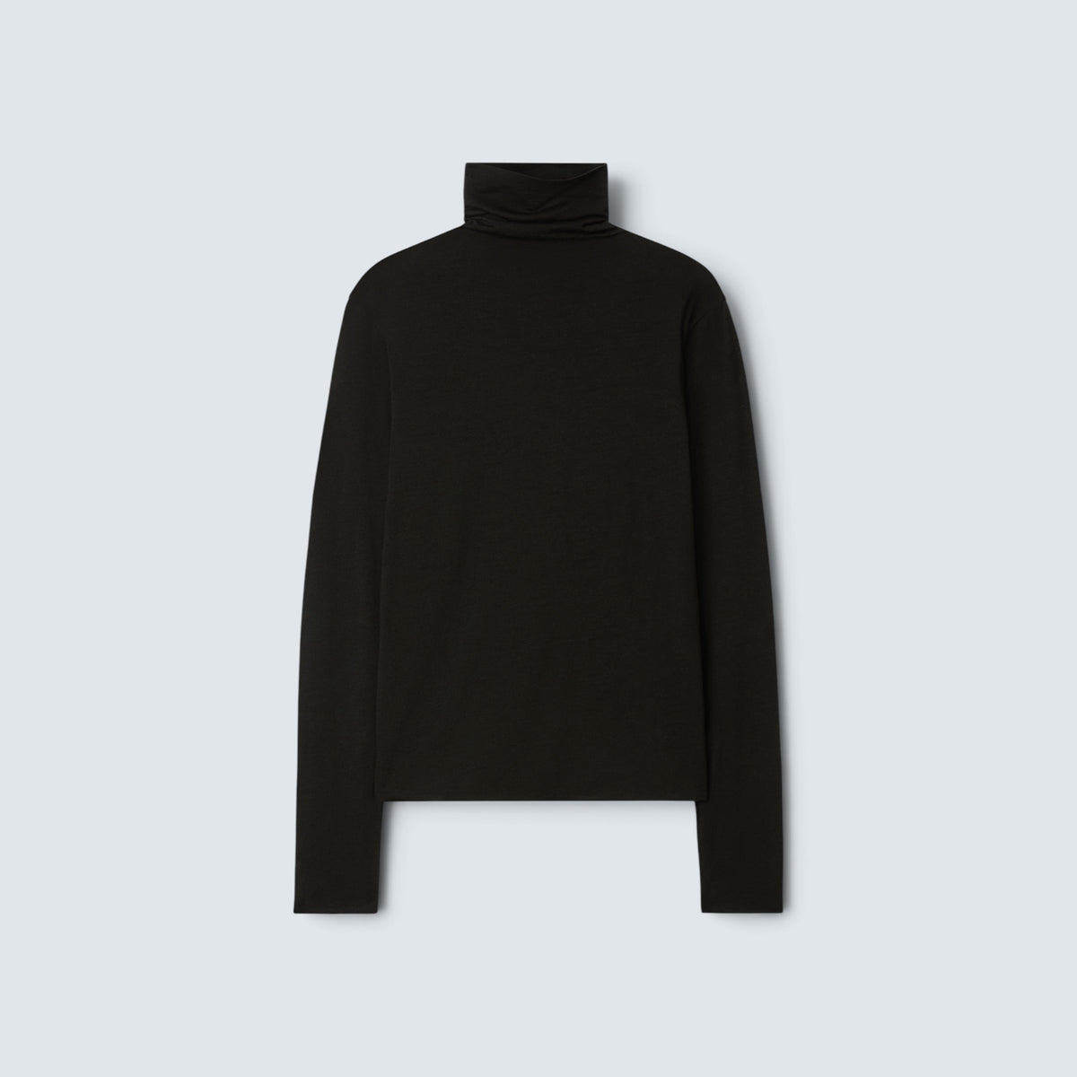 Wool Jersey Rollneck