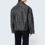 Lederjacke