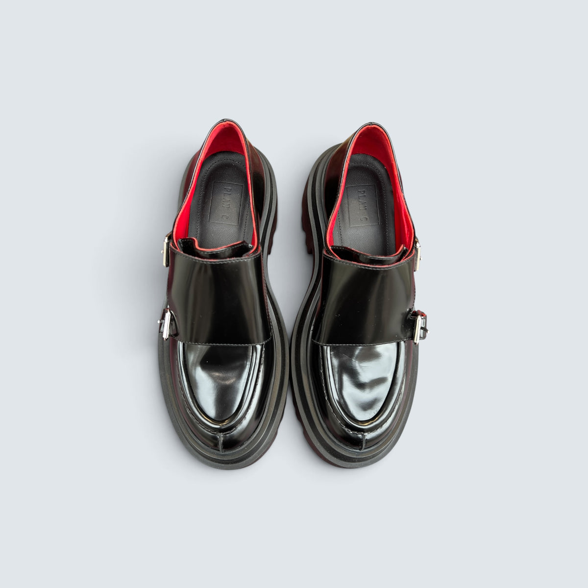 Loafer mit Schnallen