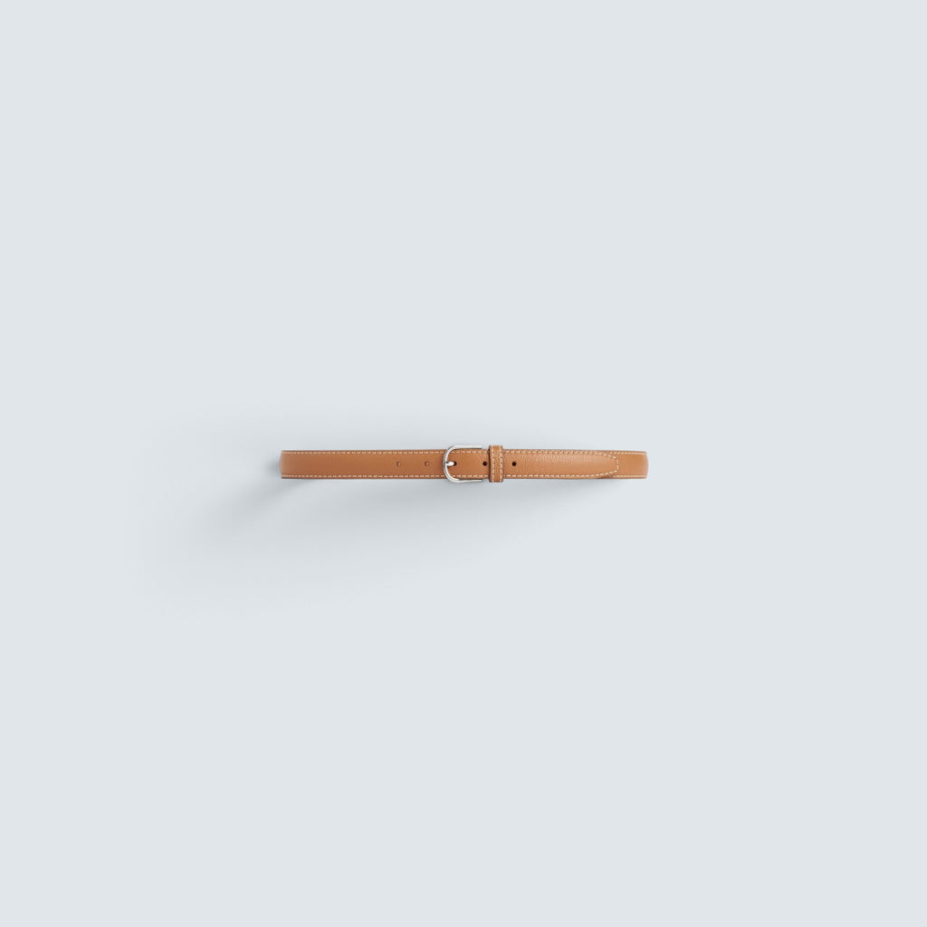 Slim trouser belt