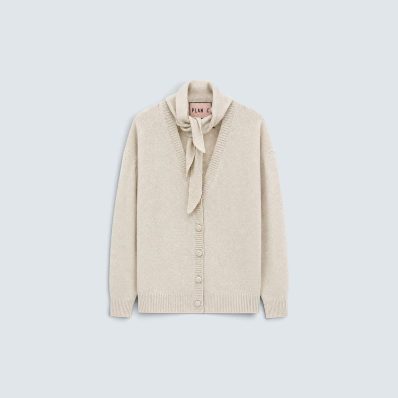 Cardigan mit Schaldetail