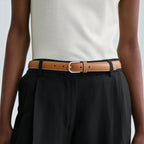 Slim trouser belt