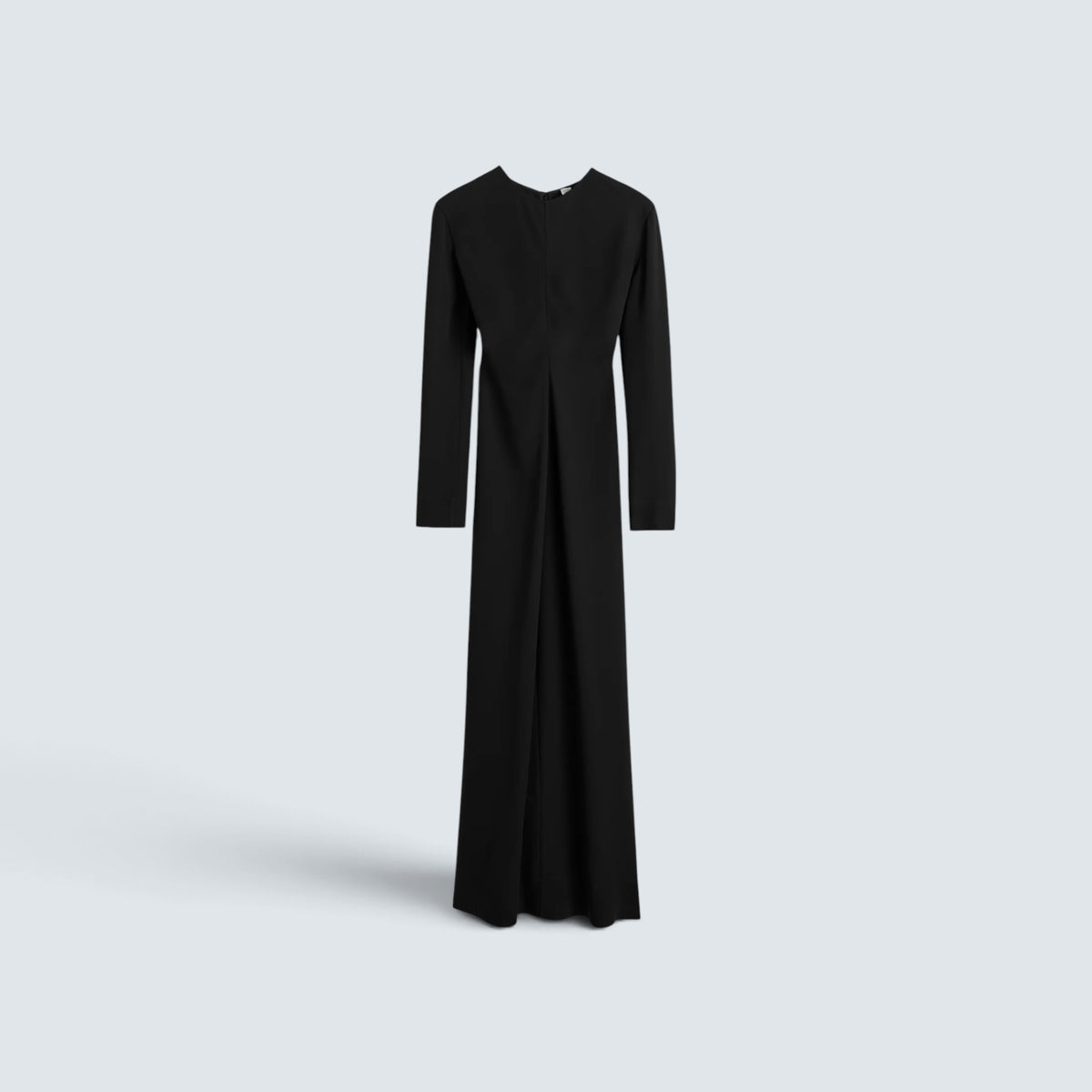Long-sleeve slouch waist dress