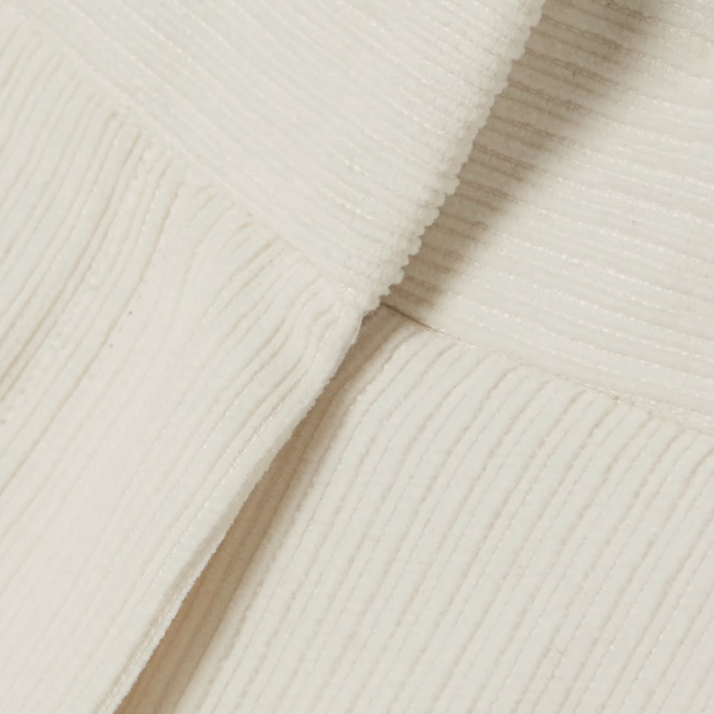 Silk cotton cord trousers
