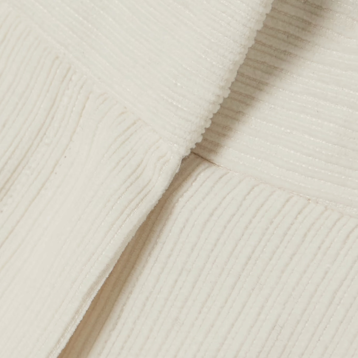 Silk cotton cord trousers