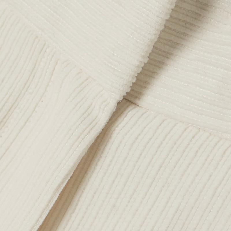 Silk cotton cord trousers