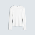 Long-sleeve jersey top