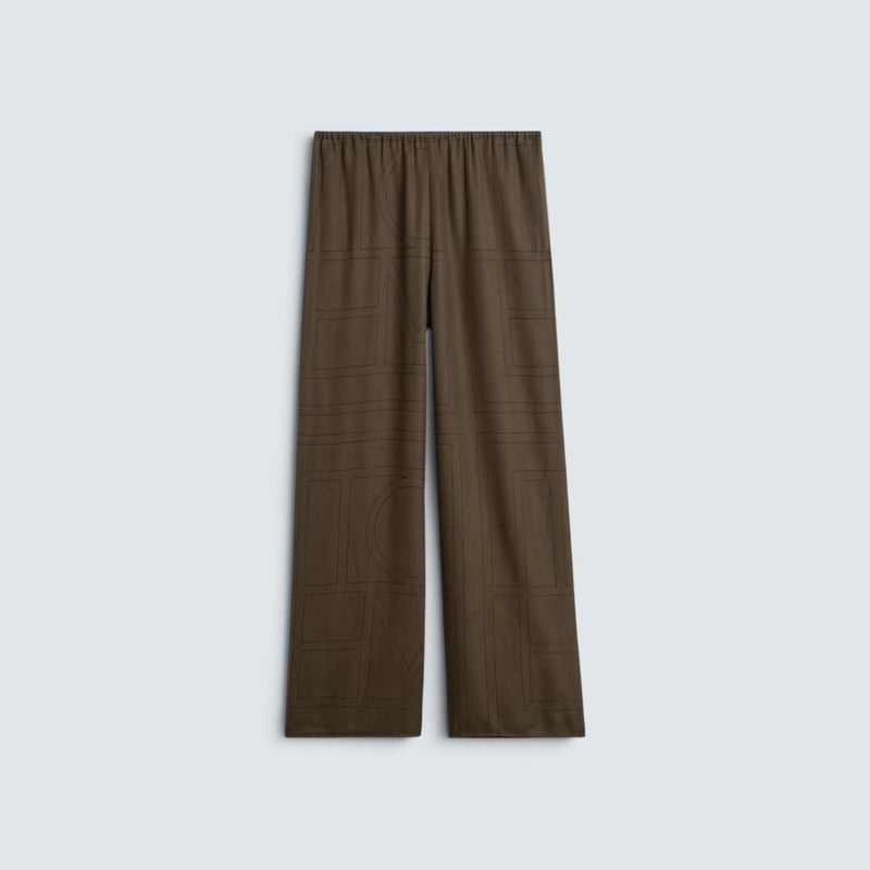 Monogram flannel pj bottoms