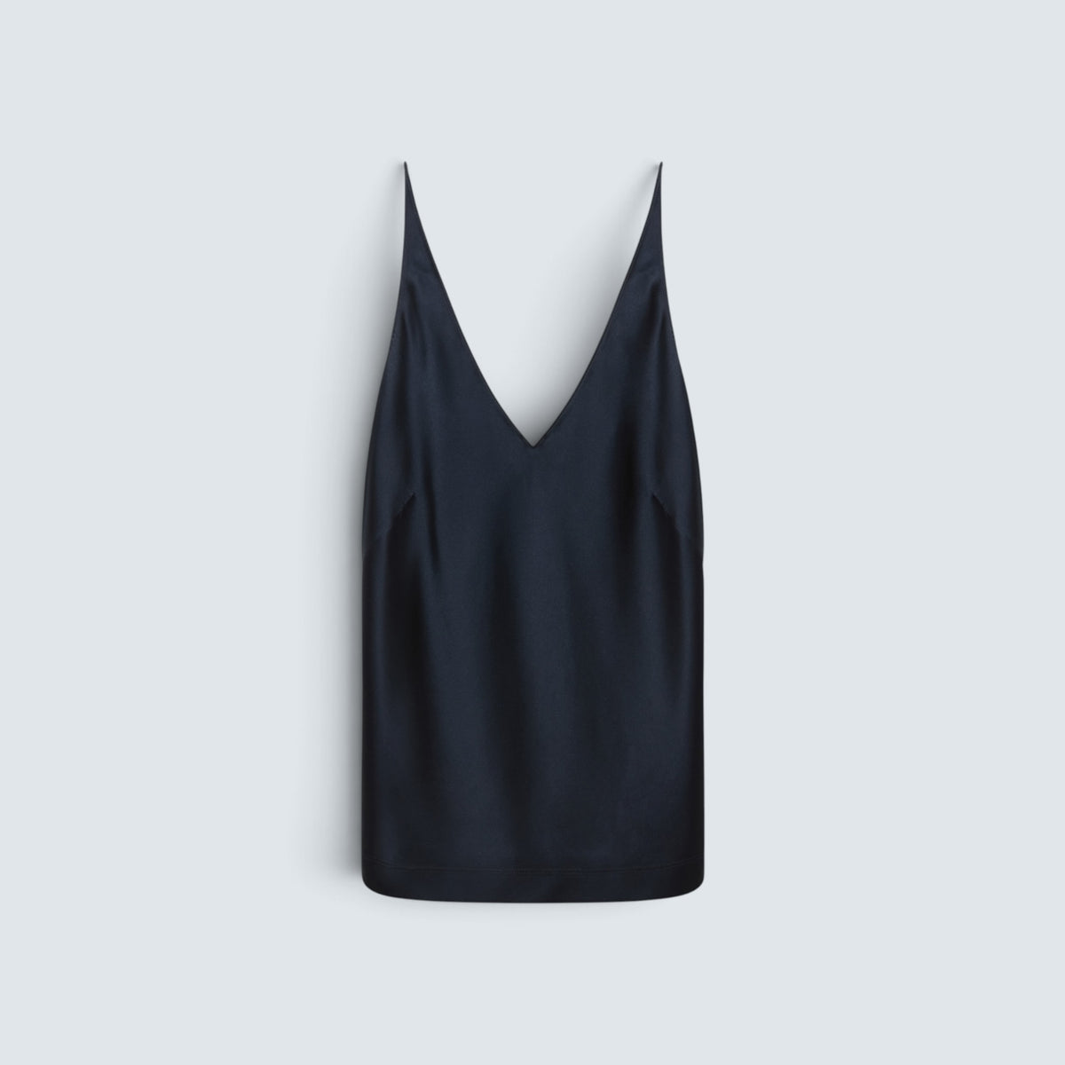 Dorothee Schumacher Seidentop SENSE OF SHINE in Dunkelblau, Ansicht 2
