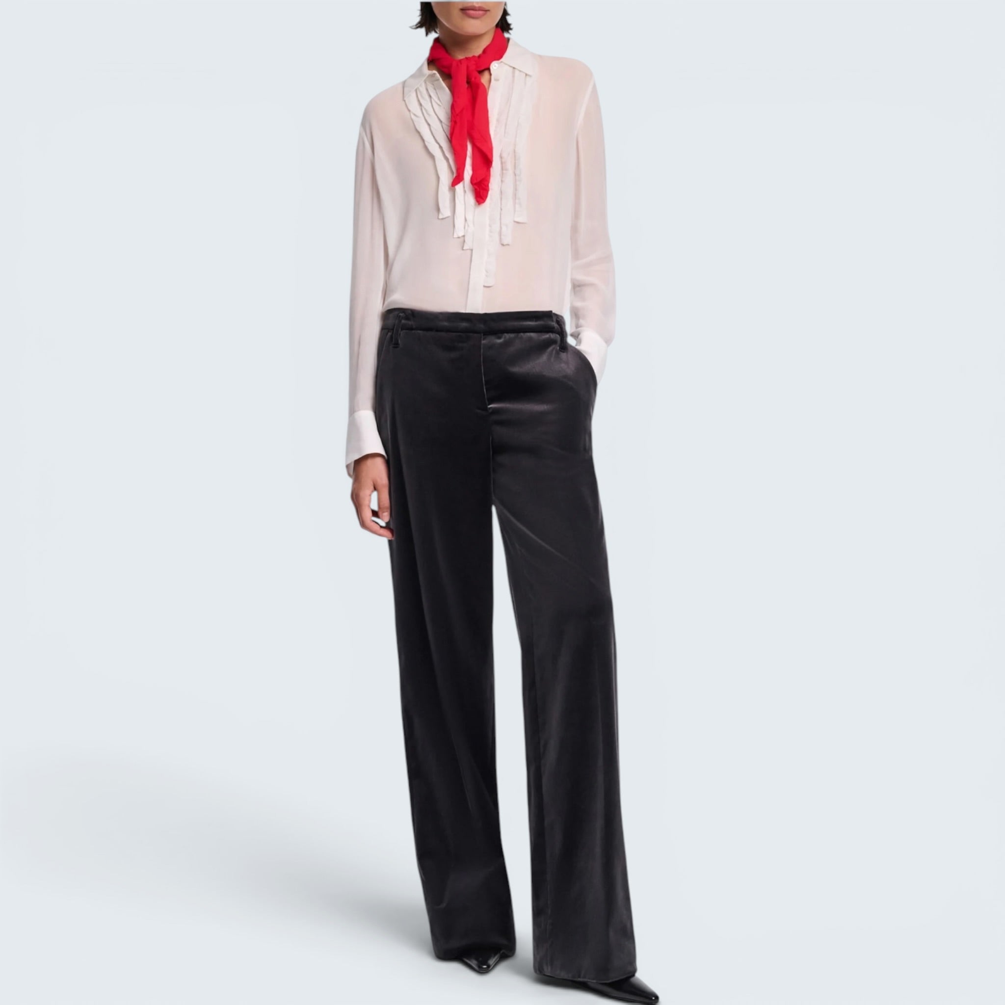 Bluse Sheer Twist