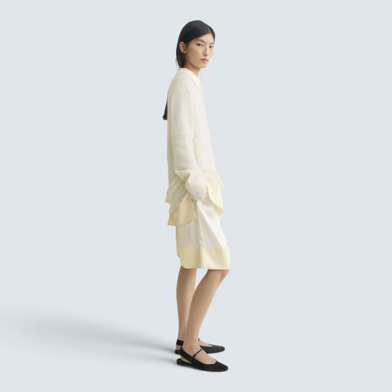 Long open weave knit