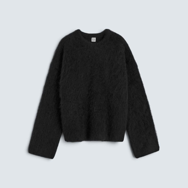Boxy alpaca knit
