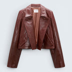 Lederjacke Broken Shine